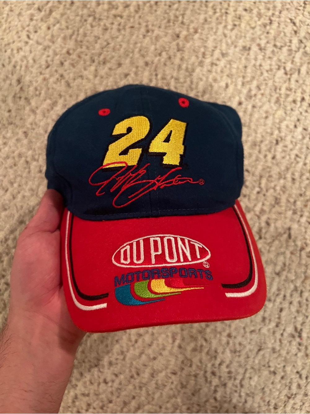 JEFF GORDON #24 DUPONT NASCAR CAP — Winner's Circle